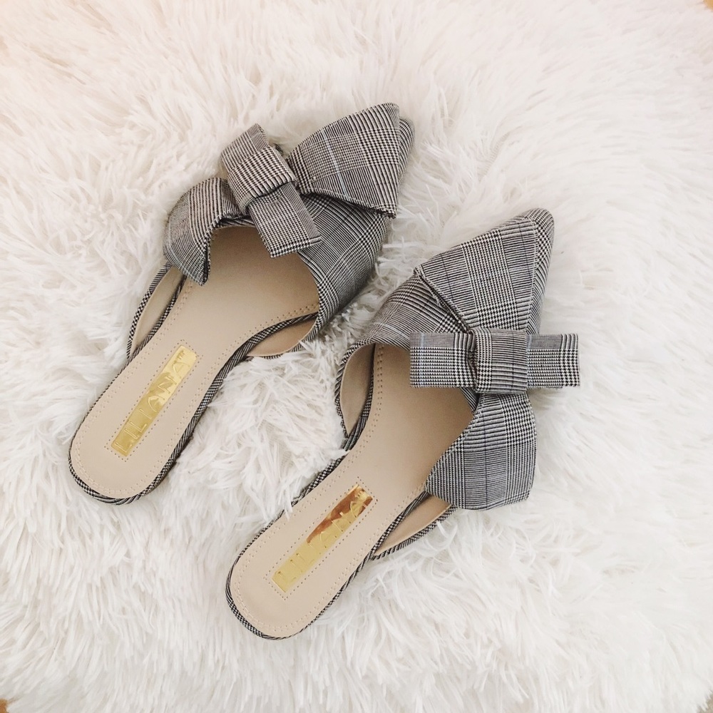Lulus Checkered Slides